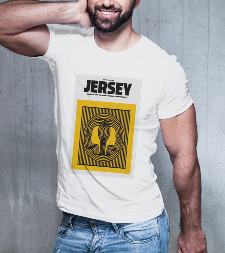Goldenvoice Presents Jersey January 18, 2025 The Regency Ballroom San Francisco CA T-Shirt