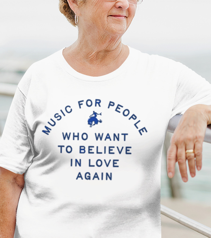 Joe Jonas The Horseshoe JJ Music For People Who Want To Believe In Love Again T-Shirt