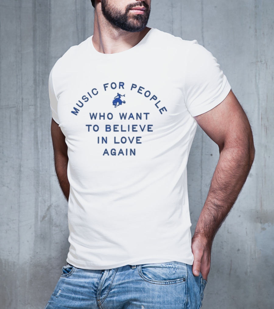 Joe Jonas The Horseshoe JJ Music For People Who Want To Believe In Love Again T-Shirt