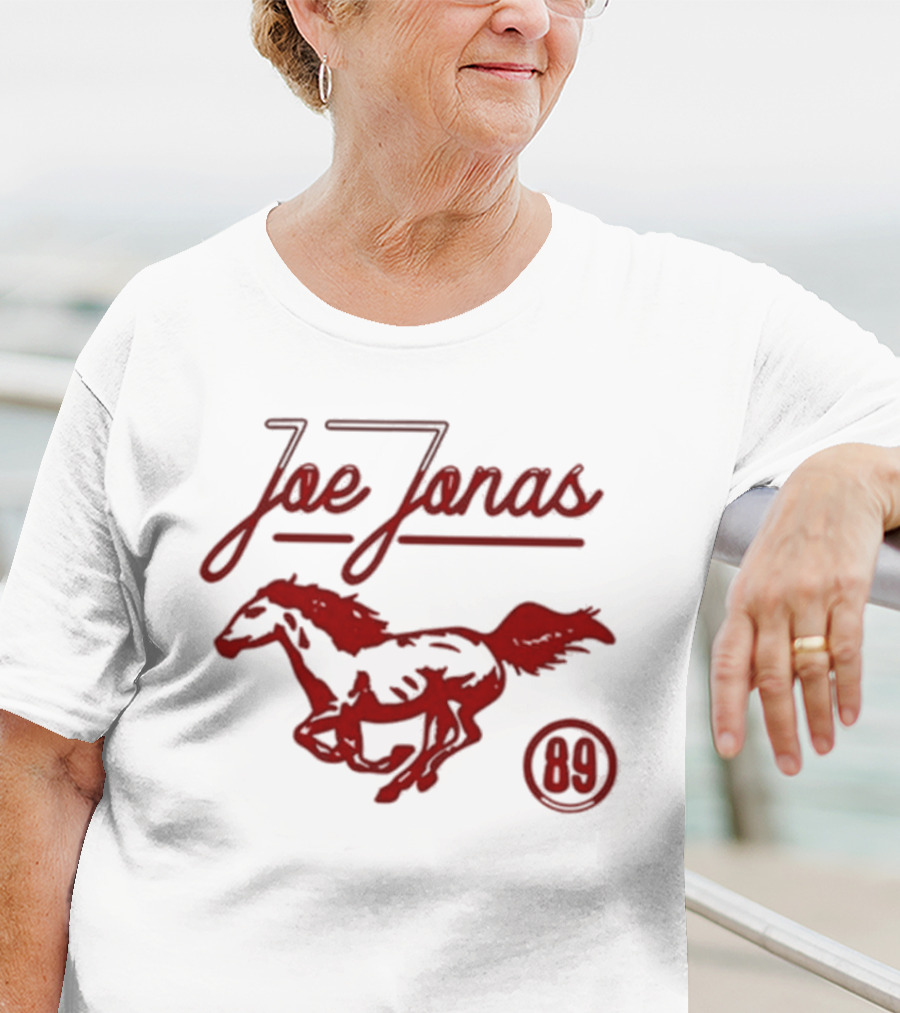 Joe Jonas Mustang 89 Retro Ringer Style T-Shirt