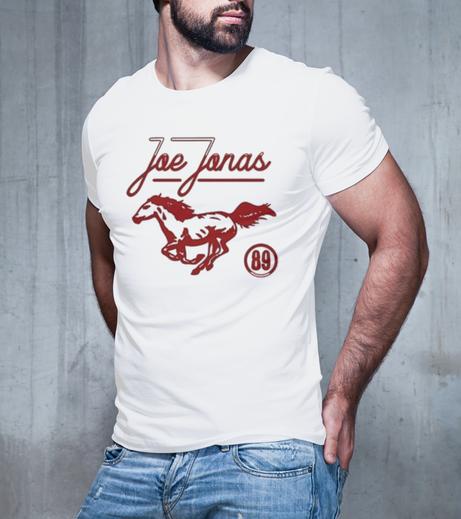 Joe Jonas Mustang 89 Retro Ringer Style T-Shirt