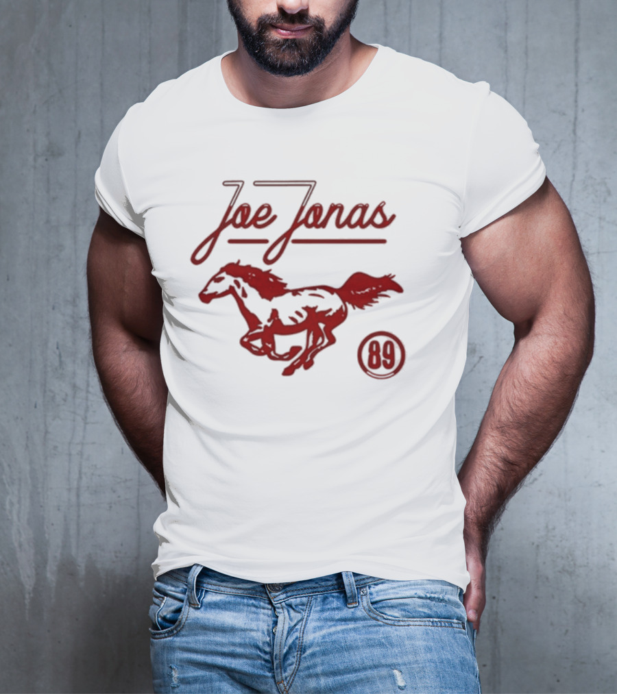 Joe Jonas Mustang 89 Retro Ringer Style T-Shirt