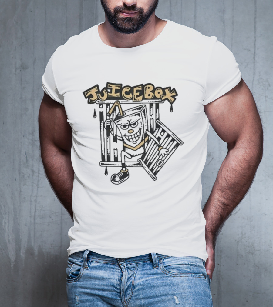 Juicebox Juiceman Doorway Drip Comic Art T-Shirt