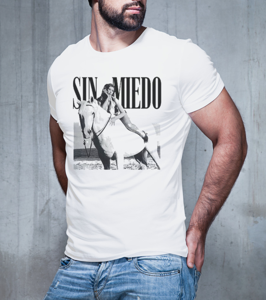 Kali Uchis Sin Miedo Equestrian Horseback Riding Vintage Style T-Shirt