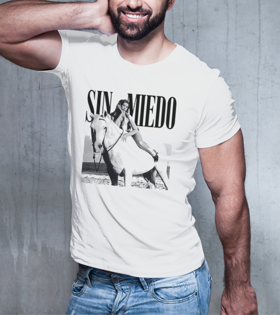 Kali Uchis Sin Miedo Equestrian Horseback Riding Vintage Style T-Shirt