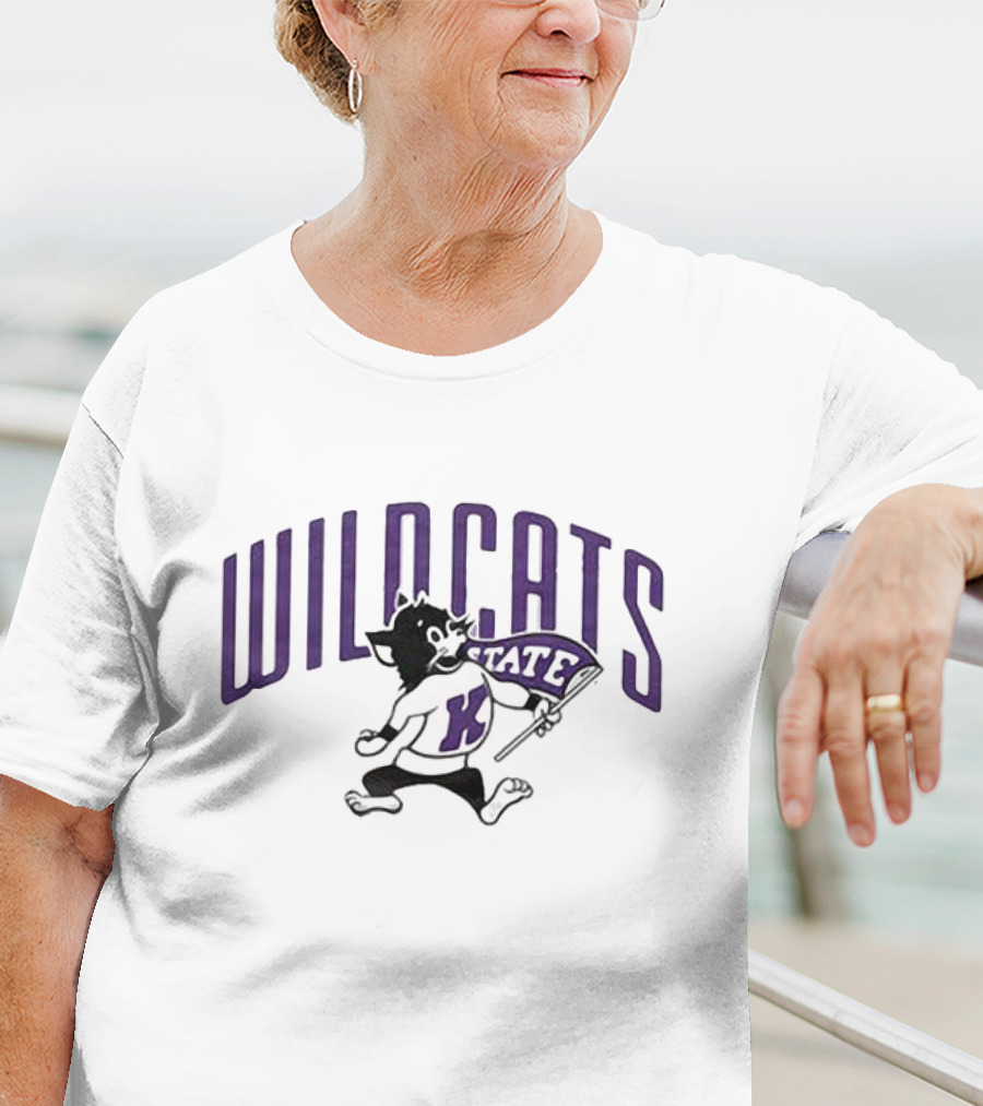 K-State Wildcats Purple Arch K T-Shirt