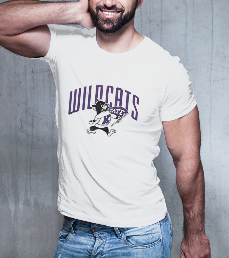 K-State Wildcats Purple Arch K T-Shirt