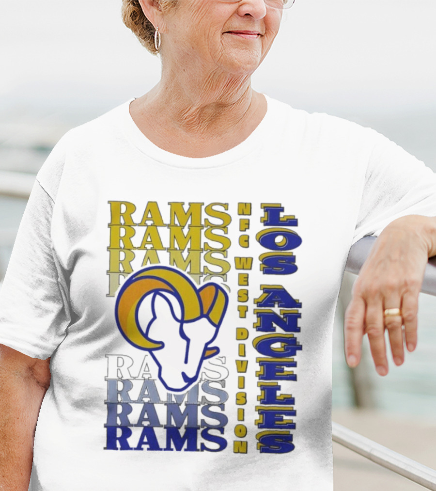 Rams Los Angeles NFC West Division T-Shirt