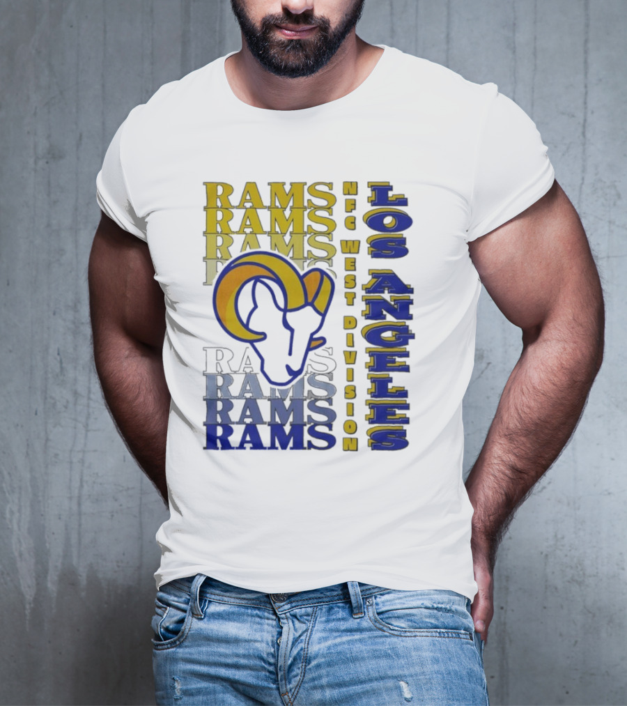 Rams Los Angeles NFC West Division T-Shirt