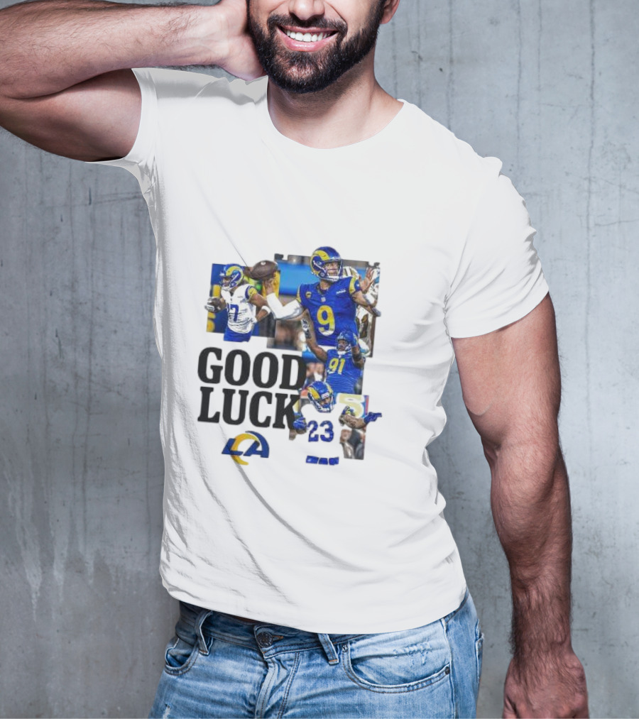 Los Angeles Rams Good Luck NFL Playoffs Est 1967 T-Shirt