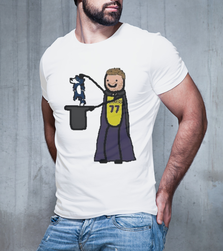 Luka Doncic 77 Lakers Magic Cartoon T-Shirt