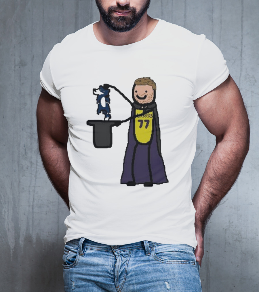 Luka Doncic 77 Lakers Magic Cartoon T-Shirt