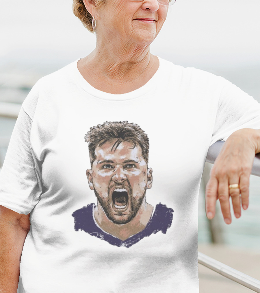 Luka Doncic Los Angeles Lakers Jersey Scream T-Shirt