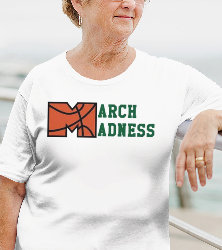 March Madness Basketball M Arch Adness T-Shirt