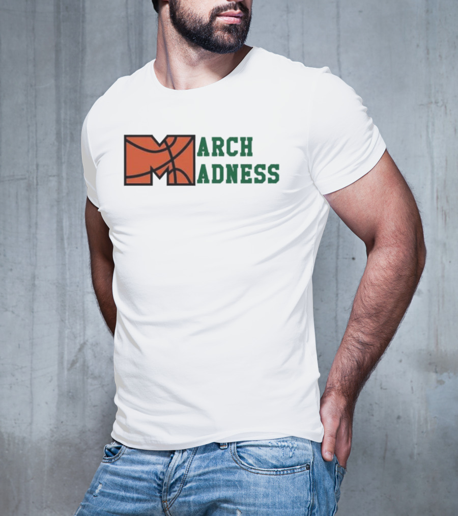 March Madness Basketball M Arch Adness T-Shirt