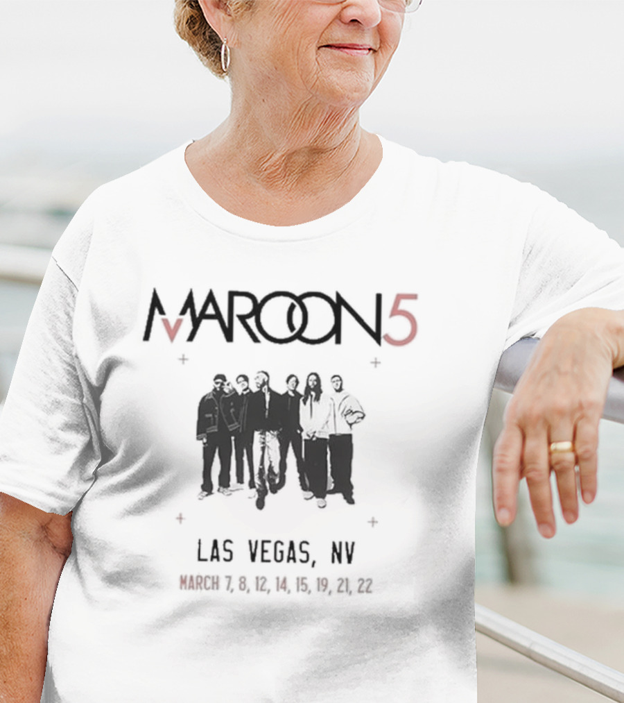Maroon5 Las Vegas March 28-30 2025 T-Shirt