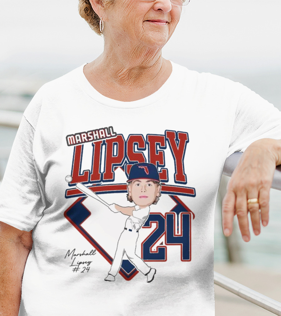Marshall Lipsey 24 Baseball 2025 M. Reshold T-Shirt