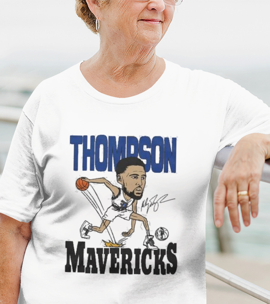 Klay Thompson Mavericks Basketball Caricature T-Shirt
