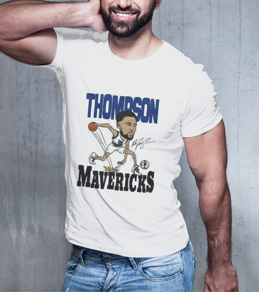 Klay Thompson Mavericks Basketball Caricature T-Shirt