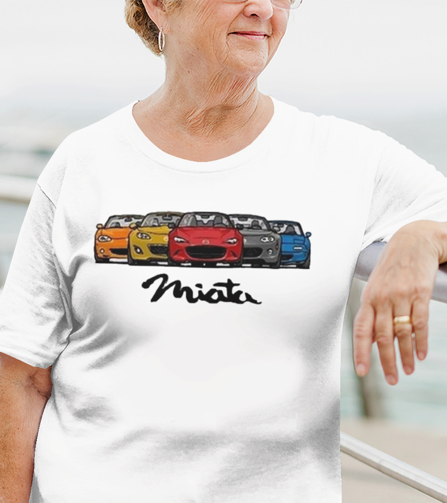 Mazda MX-5 Miata Generations Classic Lineup T-Shirt