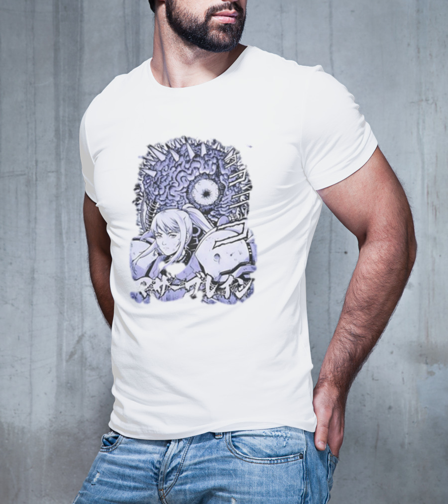 Metroid Mother Brain Samus Manga Style T-Shirt