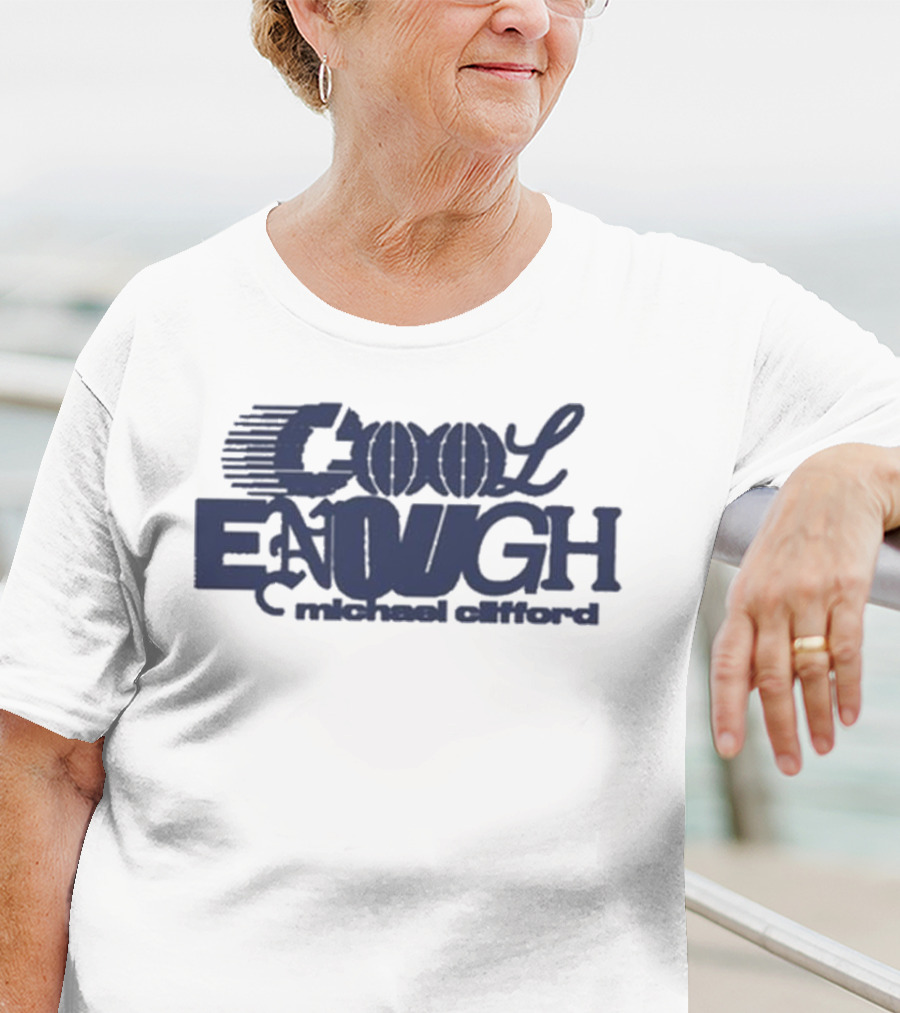 Michael Clifford Cool Enough Text Artwork T-Shirt