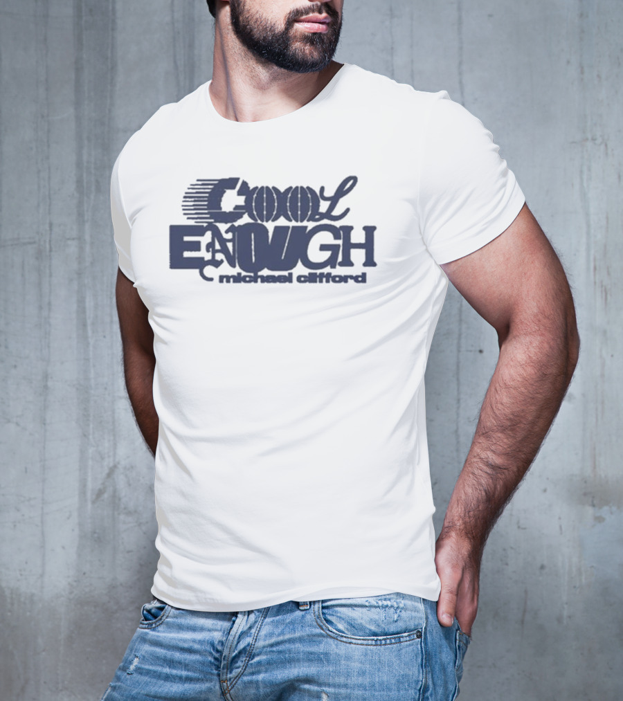 Michael Clifford Cool Enough Text Artwork T-Shirt