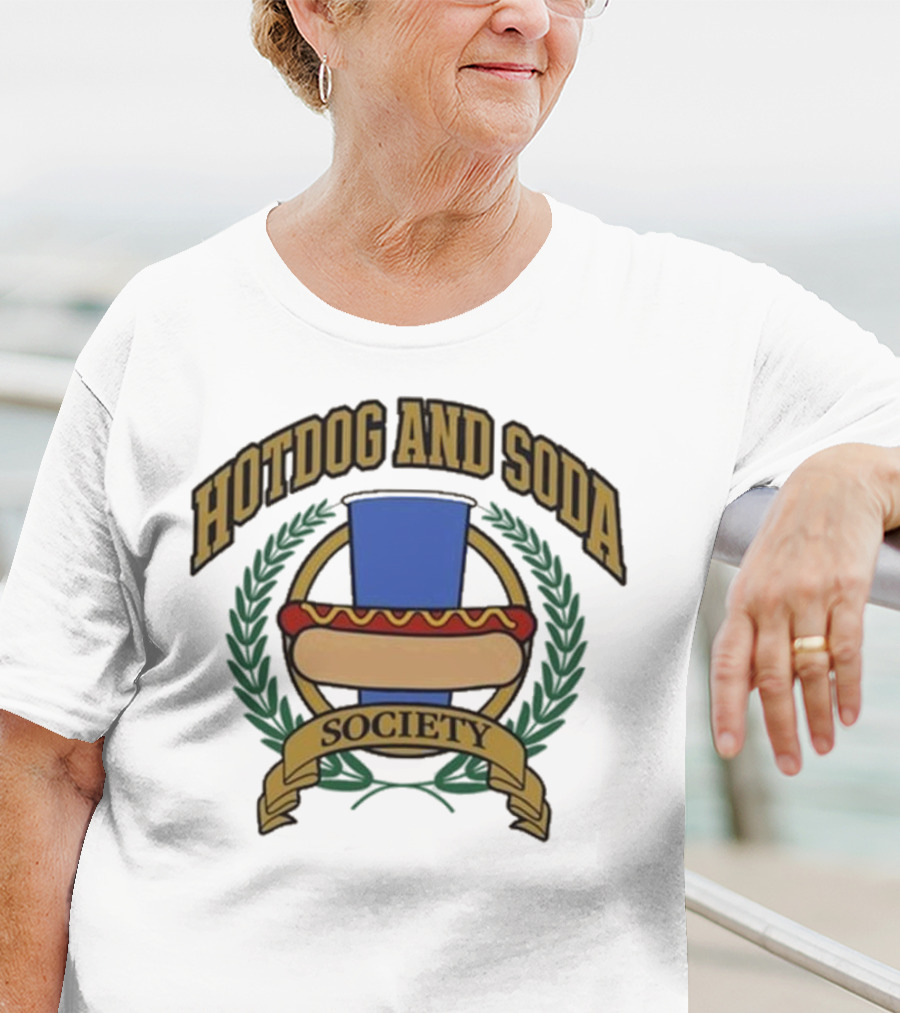 Hotdog And Soda Society Middle Class Fancy T-Shirt