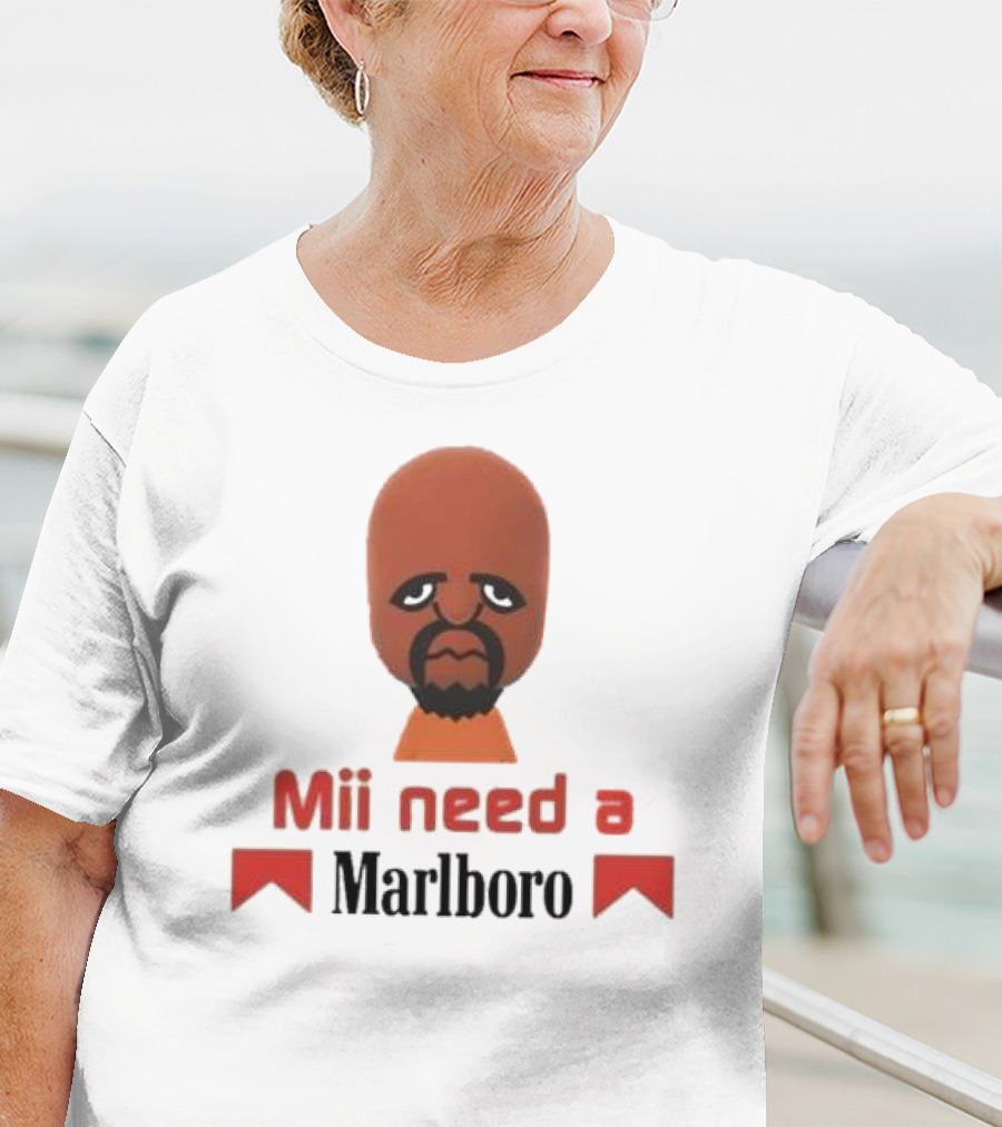 Mii Need A Marlboro Nintendo Parody T-Shirt