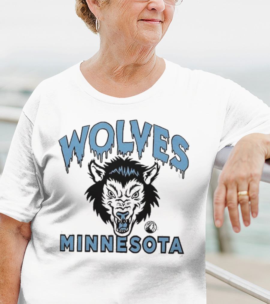 Minnesota Wolves Mascot Tri-Blend T-Shirt