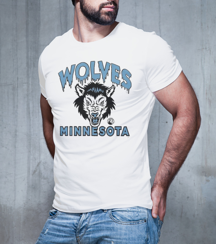 Minnesota Wolves Mascot Tri-Blend T-Shirt