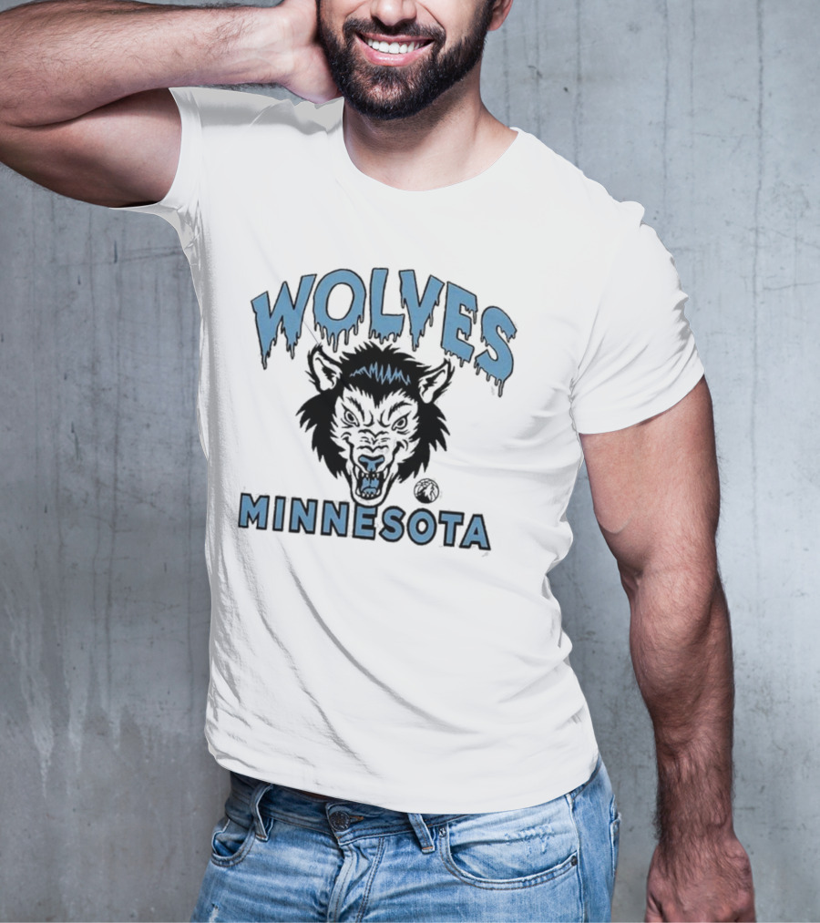 Minnesota Wolves Mascot Tri-Blend T-Shirt