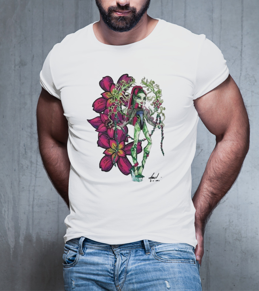 Monster High Venus McFlytrap Lily Blossom Vines Fashion Style T-Shirt