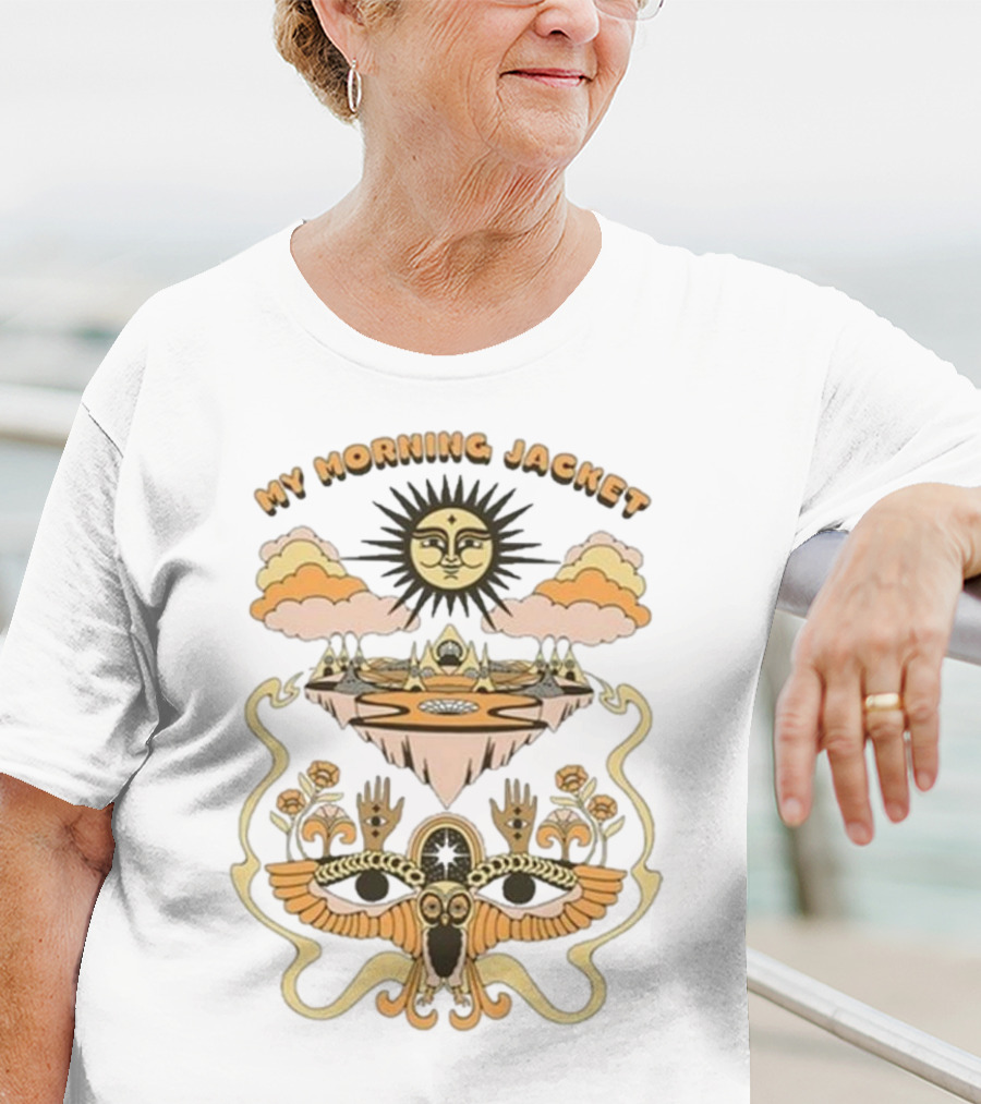 My Morning Jacket Suniverse Sun Owl Cloud Fantasy T-Shirt