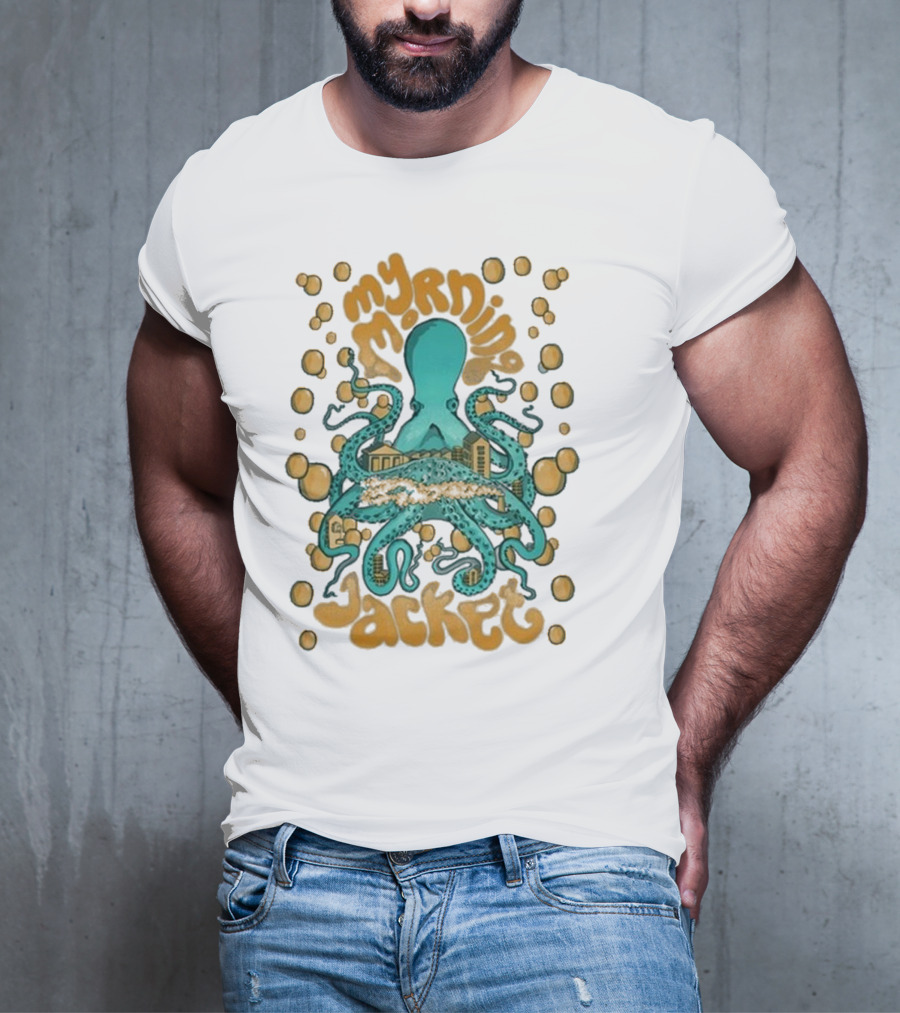 My Morning Jacket Tentacles Octopus And Bubbles T-Shirt
