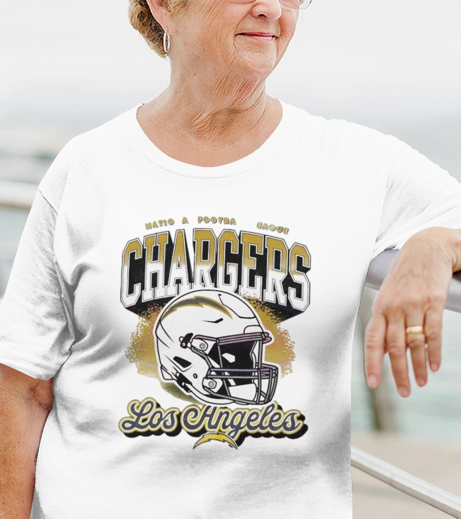 National Football League Chargers Los Angeles Helmet 2025 T-Shirt