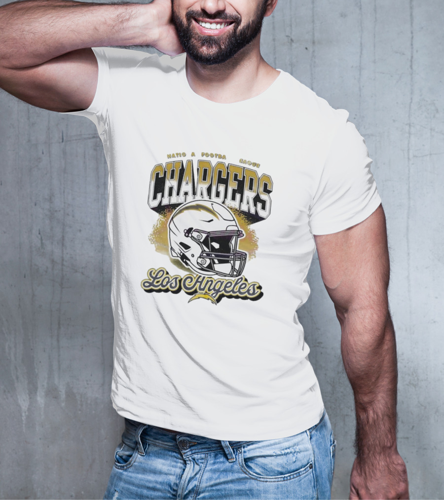 National Football League Chargers Los Angeles Helmet 2025 T-Shirt