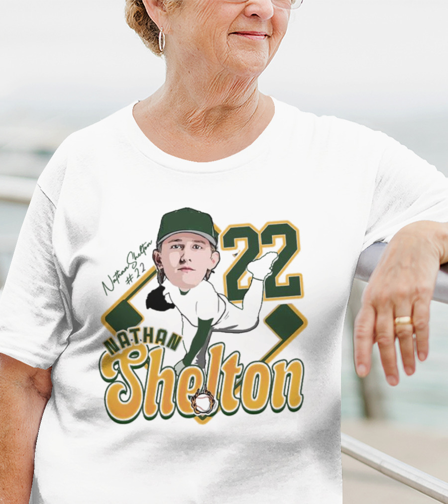 Nathan Shelton 22 Baseball Player 2025 T-Shirt