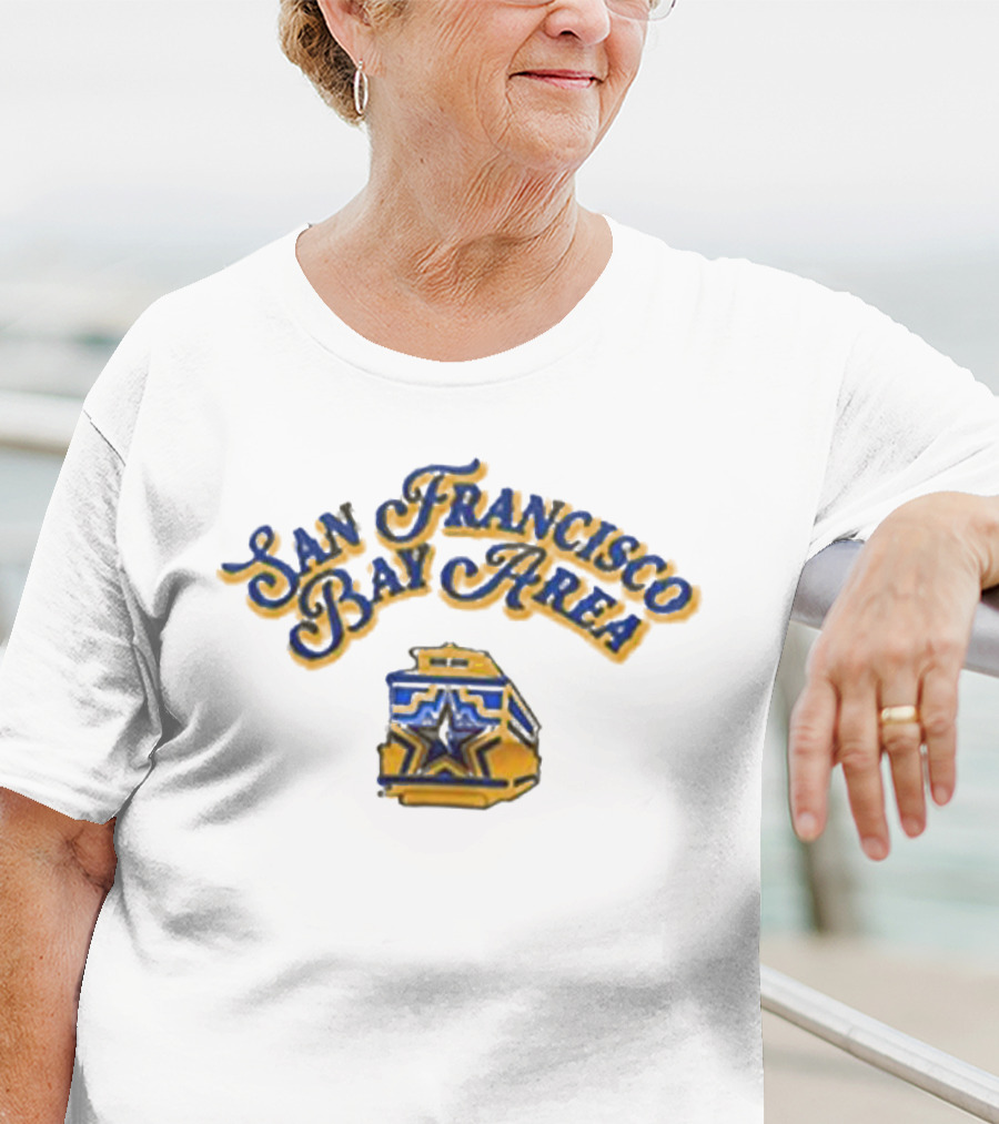 San Francisco Bay Area Star Emblem NBA All Stars 2025 T-Shirt