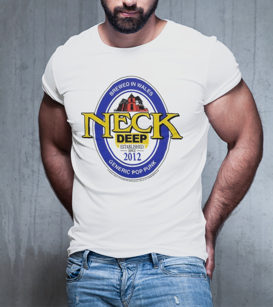 Neck Deep Generic Pop Punk Brewed In Wales 2012 T-Shirt