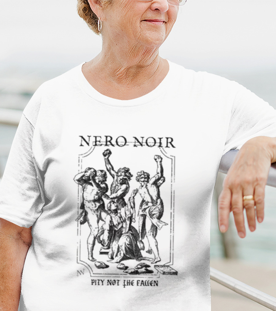 Nero Noir Pity Not The Fallen Skeleton Trio T-Shirt