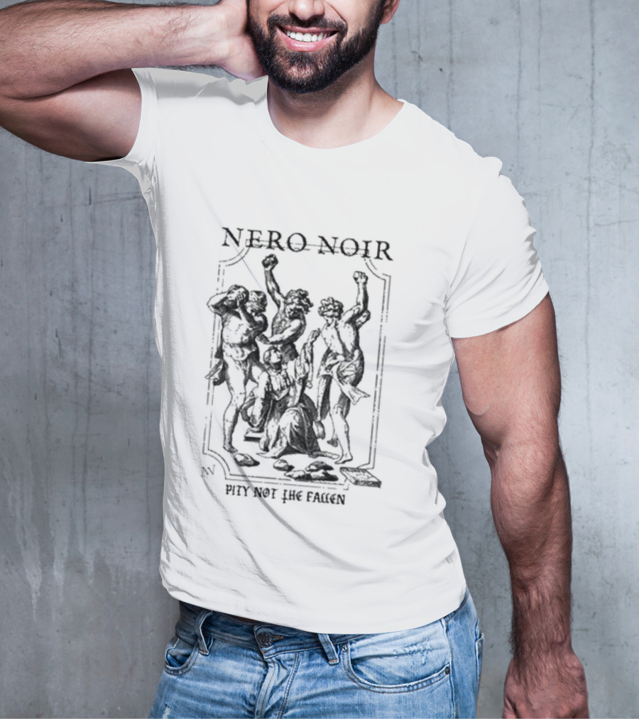 Nero Noir Pity Not The Fallen Skeleton Trio T-Shirt