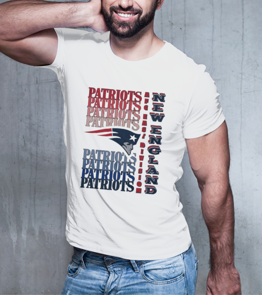 Patriots New England AFC East Division Football Team T-Shirt