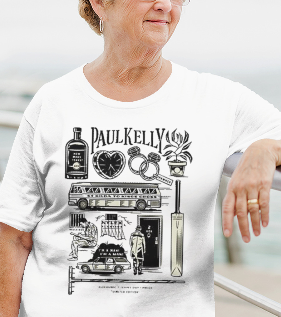 Paul Kelly How To Make Gravy Australian Icons Music Collection T-Shirt