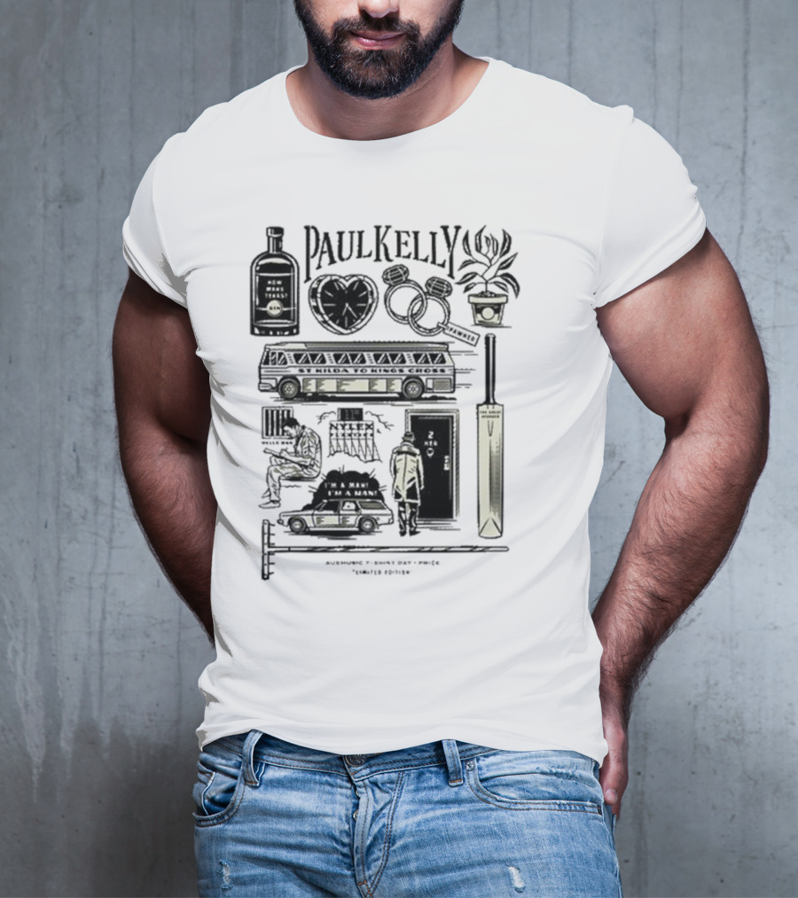 Paul Kelly How To Make Gravy Australian Icons Music Collection T-Shirt