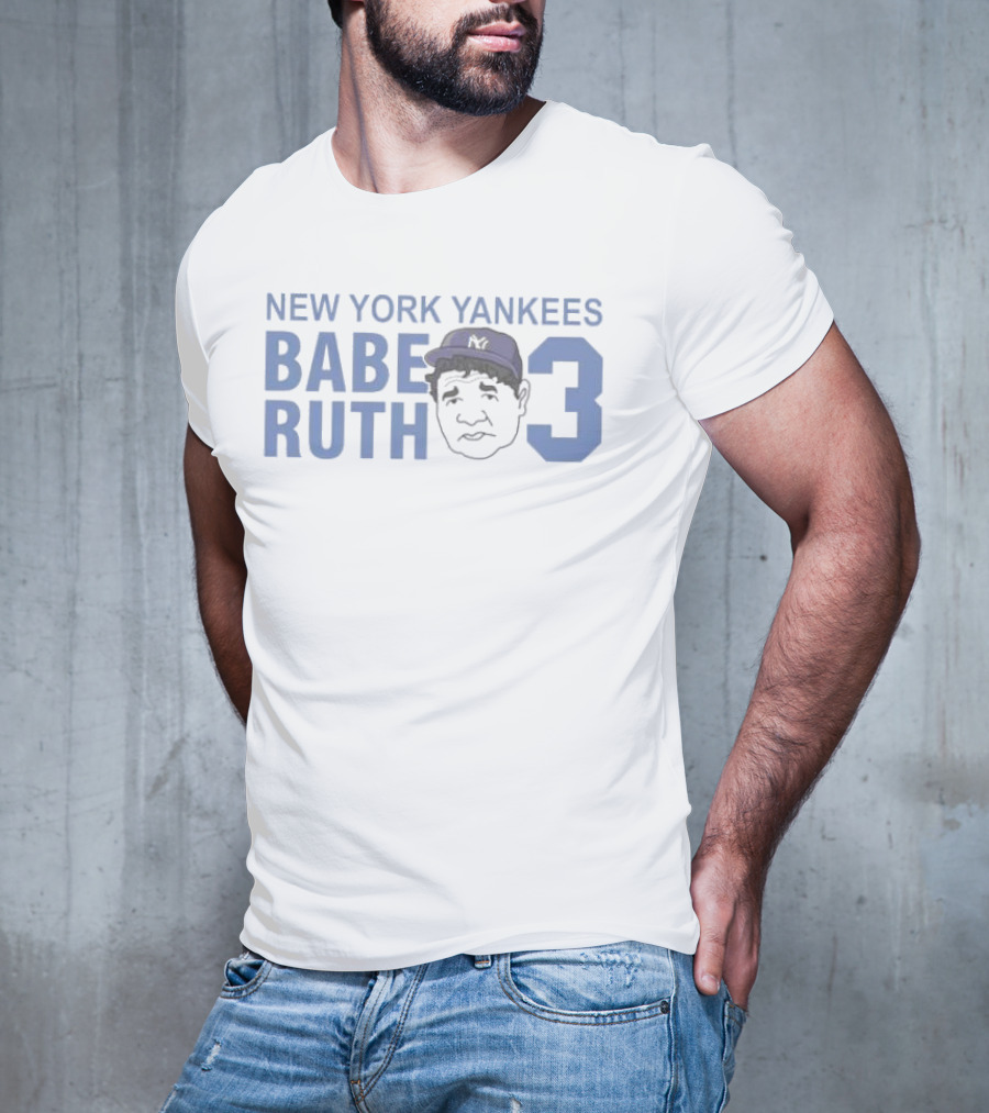 New York Yankees Babe Ruth 3 Vintage Baseball Legend T-Shirt