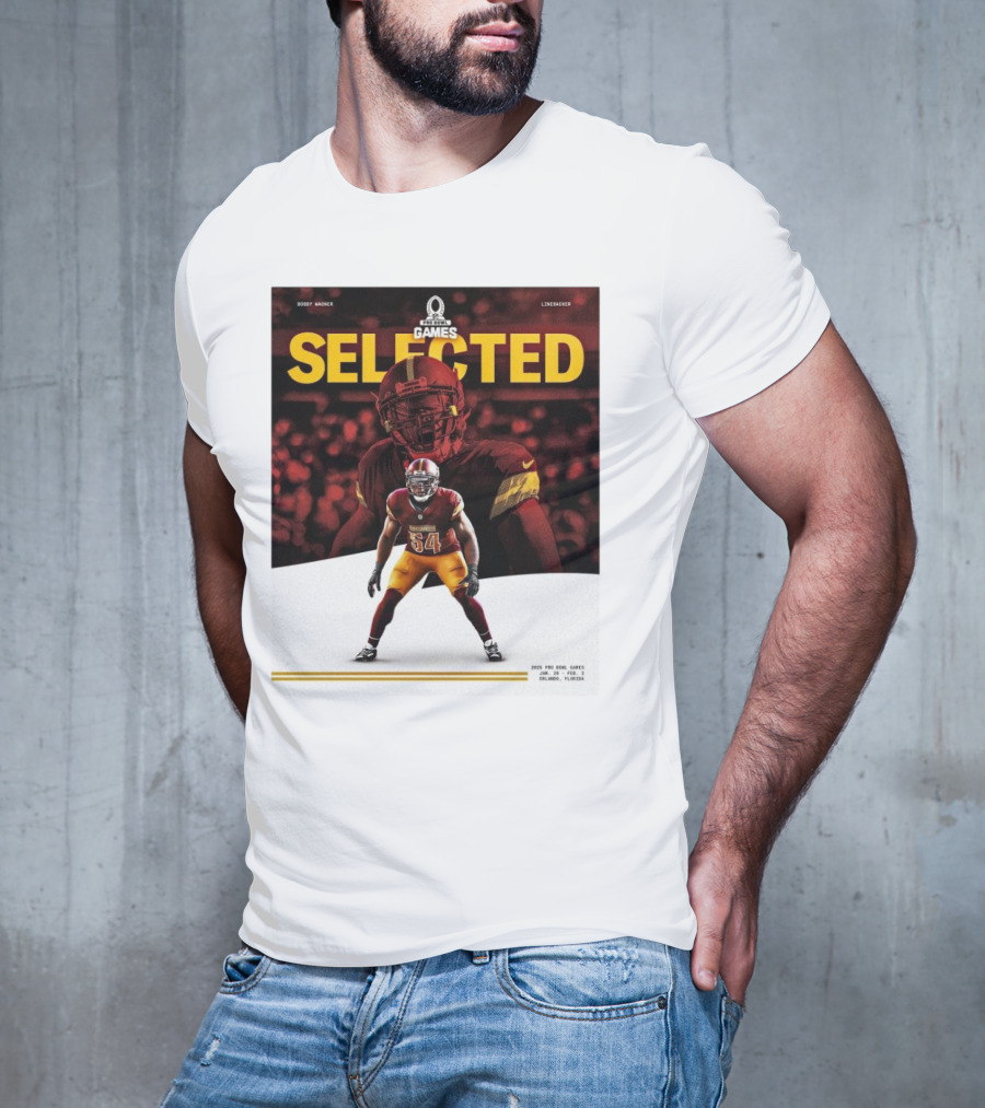 Pro Bowl Games 2025 Bobby Wagner Selected Linebacker Washington Commanders Orlando Florida T-Shirt
