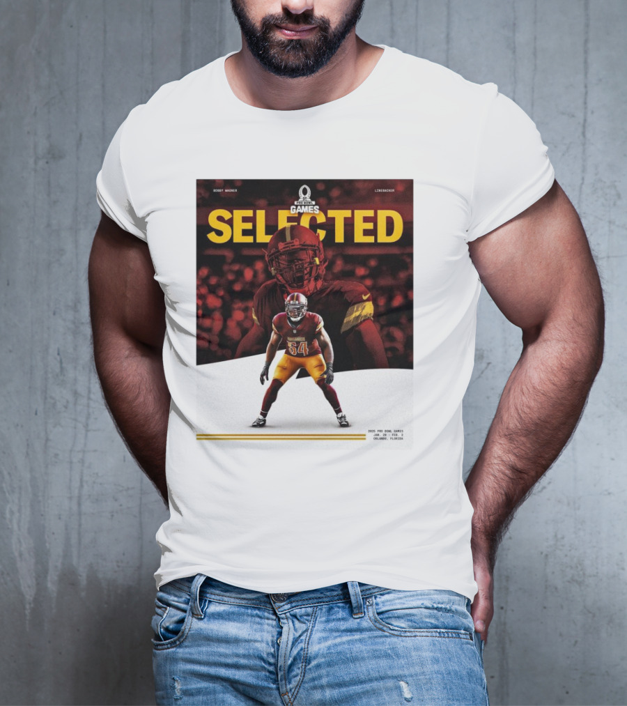 Pro Bowl Games 2025 Bobby Wagner Selected Linebacker Washington Commanders Orlando Florida T-Shirt