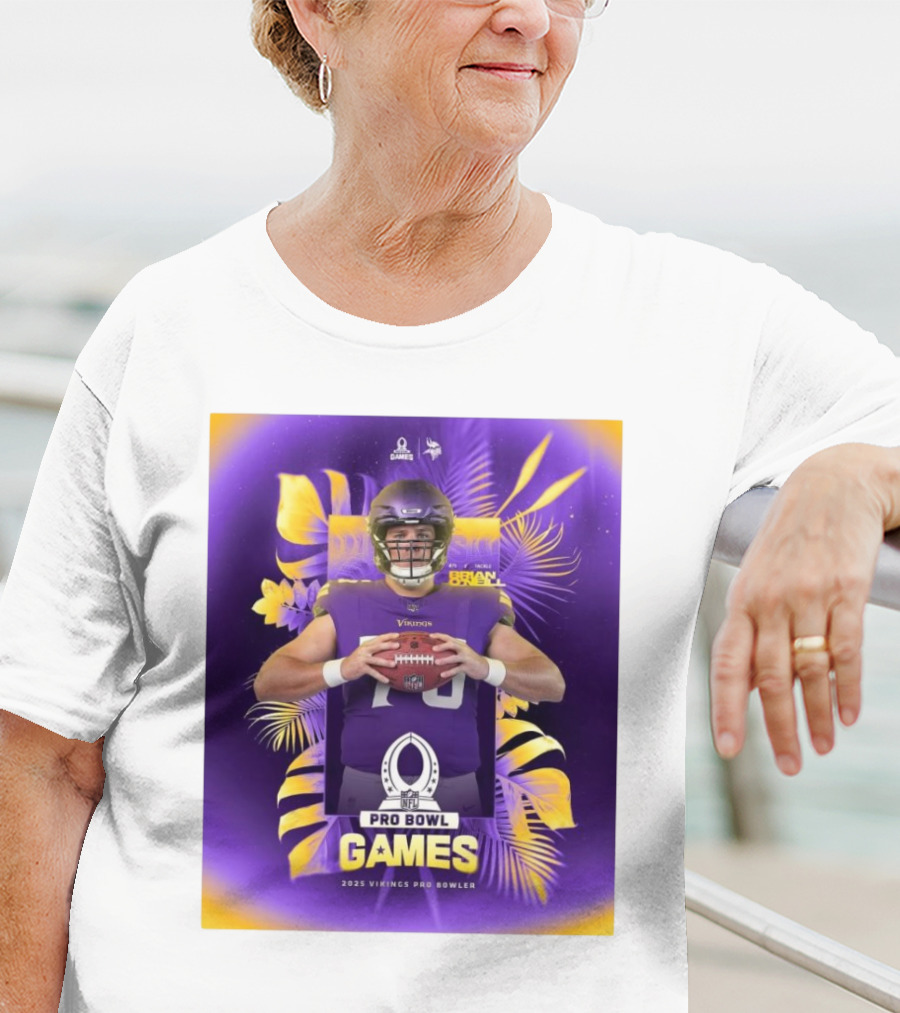 2025 NFL Pro Bowl Games Minnesota Vikings Brian O’Neill T-Shirt