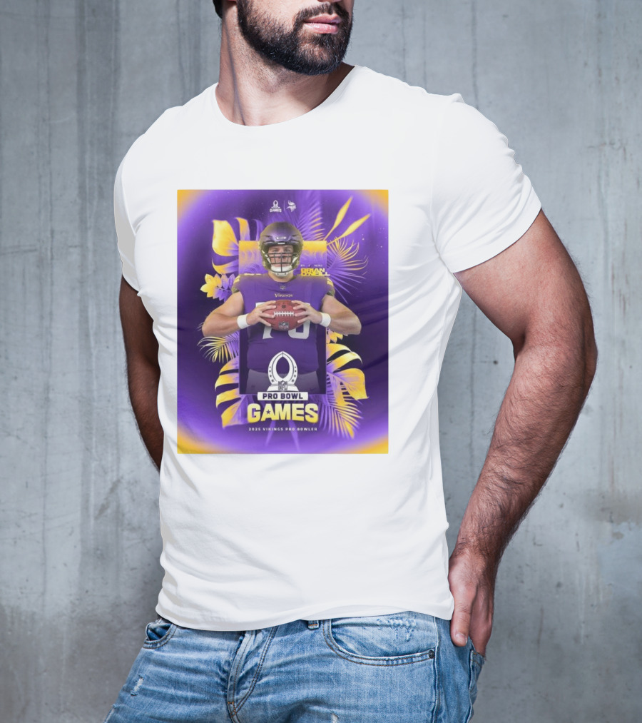 2025 NFL Pro Bowl Games Minnesota Vikings Brian O’Neill T-Shirt
